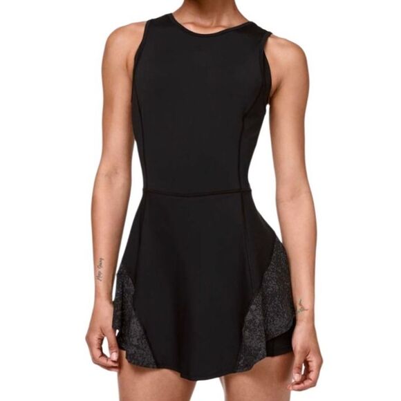 Lululemon Serene Stride Dress Black - Picture 1 of 16